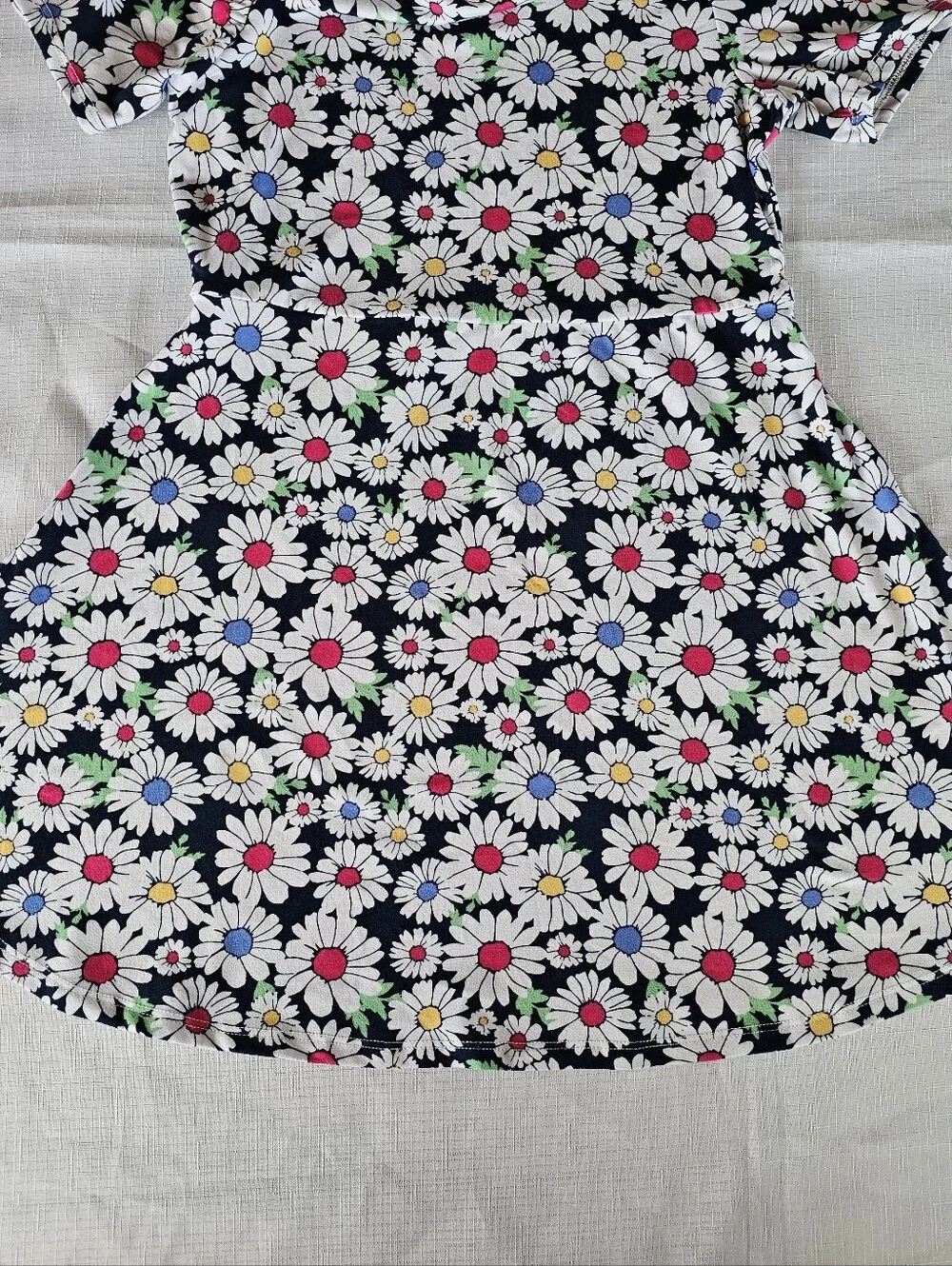 Member's Mark Girls Floral Daisy Summer Dress Size 7/8 Ultra Soft & Comfortable